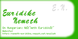 euridike nemeth business card